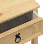 Mesa consola Corona madera maciza de pino 55x35x73 cm