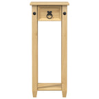 Jardinera Corona madera maciza de pino 30x30x73 cm