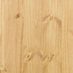 Jardinera Corona madera maciza de pino 30x30x73 cm
