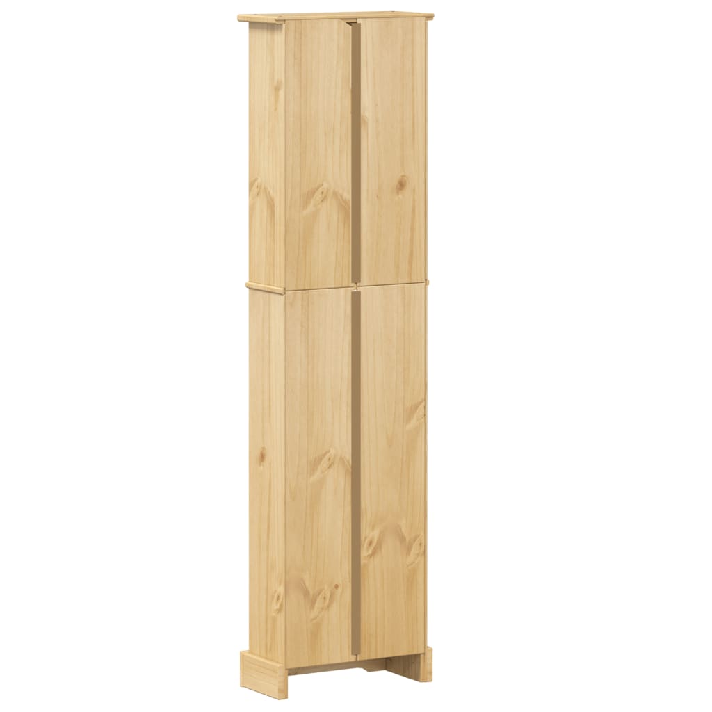 Estantería Corona madera maciza de pino 46x20x170 cm