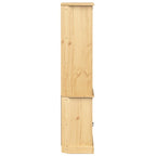 Aparador Corona madera maciza de pino 74x38x170 cm