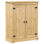 Zapatero Corona madera maciza de pino 86x38,5x108 cm
