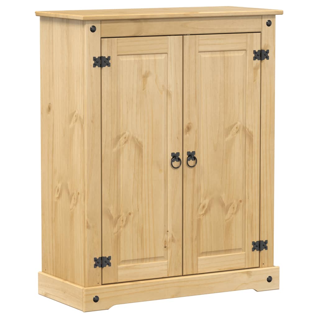 Zapatero Corona madera maciza de pino 86x38,5x108 cm