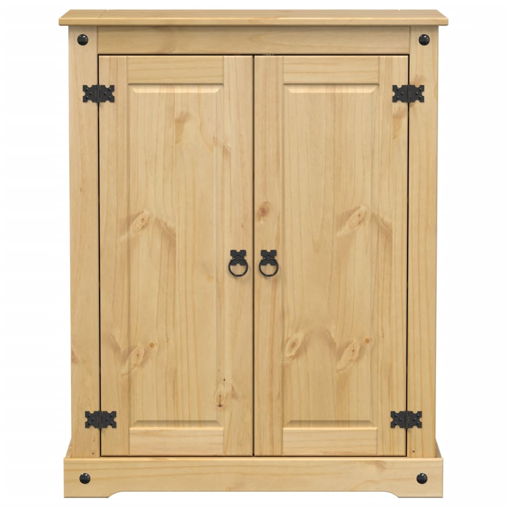 Zapatero Corona madera maciza de pino 86x38,5x108 cm