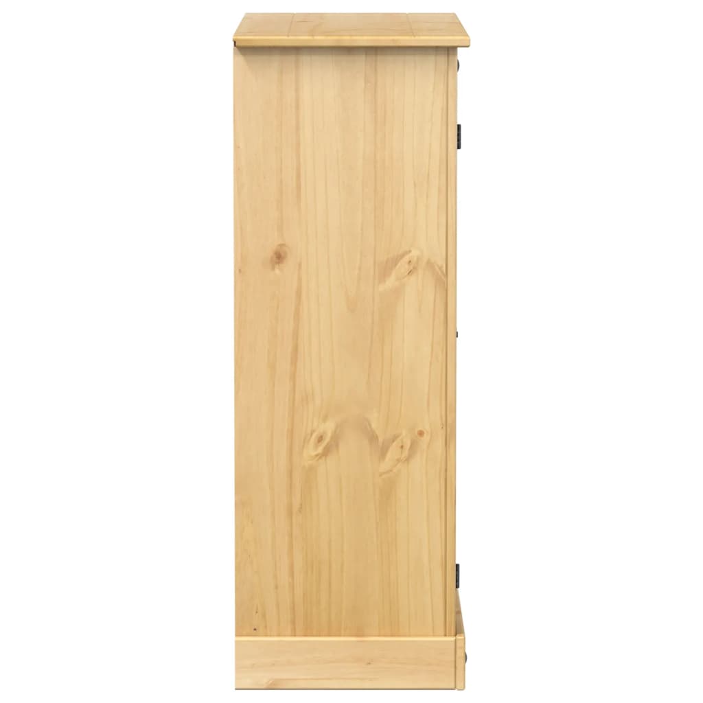 Zapatero Corona madera maciza de pino 86x38,5x108 cm