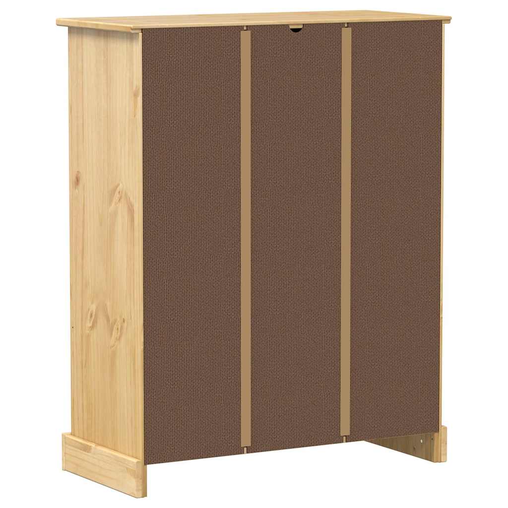 Zapatero Corona madera maciza de pino 86x38,5x108 cm