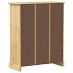 Zapatero Corona madera maciza de pino 86x38,5x108 cm