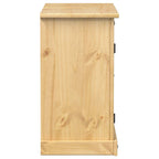 Mueble de lavabo de baño Corona madera maciza pino 73x33x60 cm