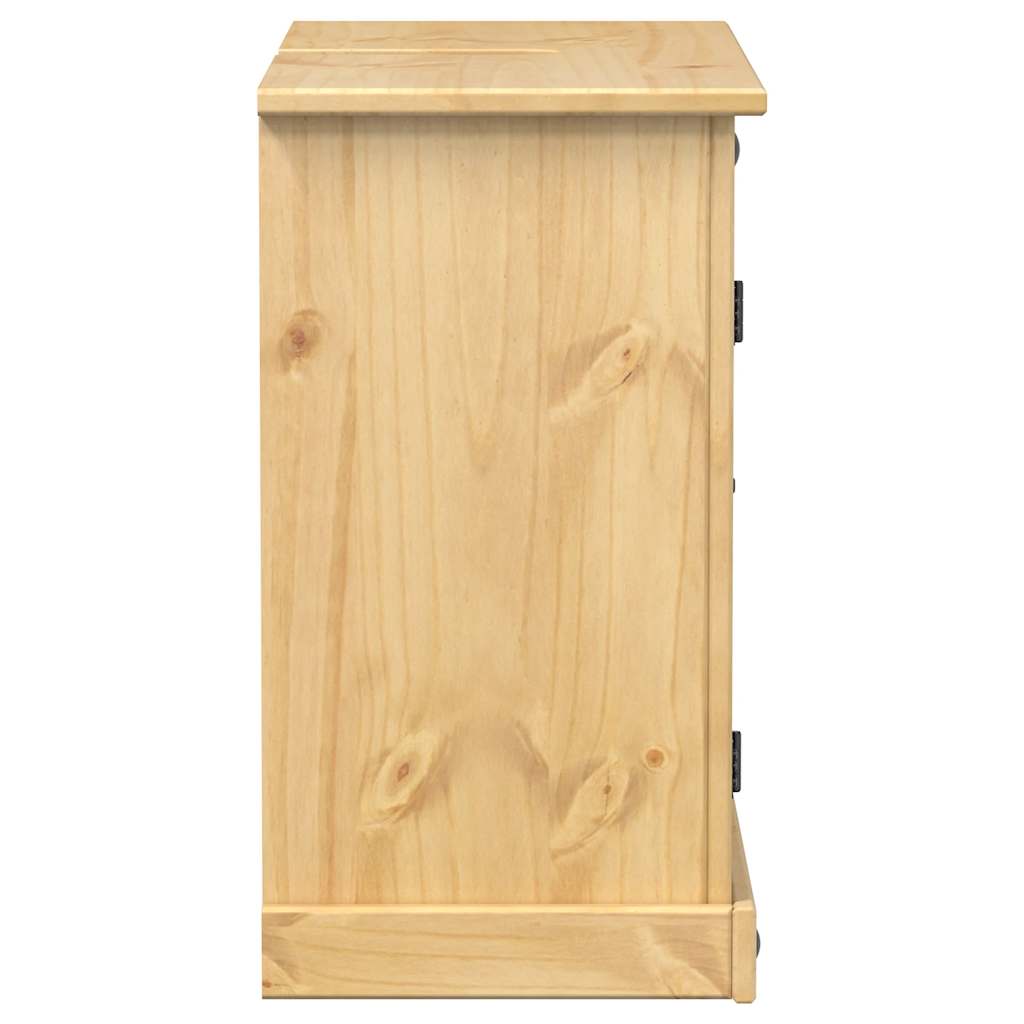Mueble de lavabo de baño Corona madera maciza pino 73x33x60 cm