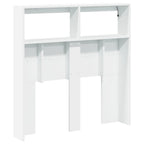 Cabecero de cama con LED blanco 100x17x102 cm