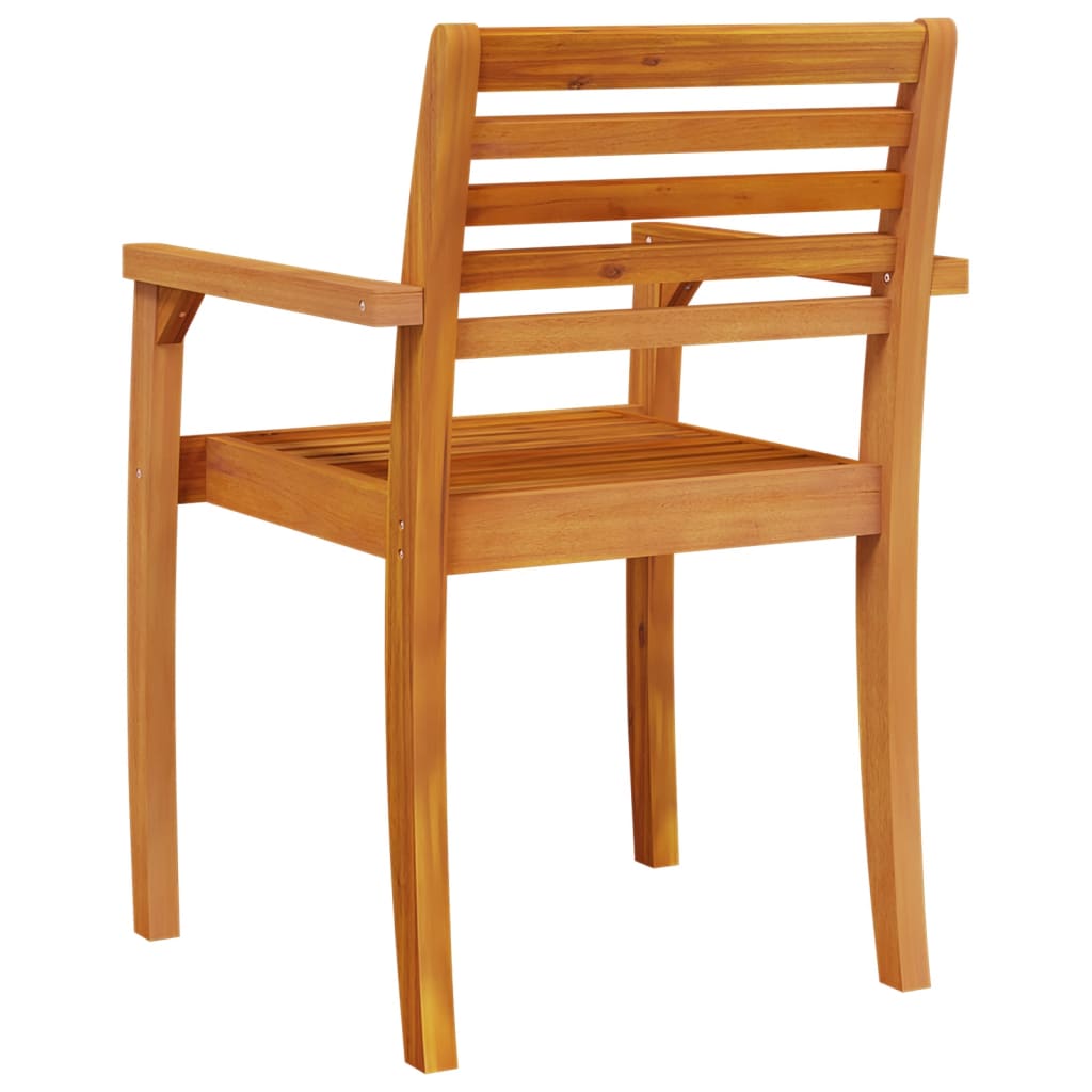 Sillas de jardín 2 uds madera maciza de acacia 59x55x85 cm