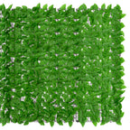 Valla de privacidad de balcón de hojas verde 300x150 cm