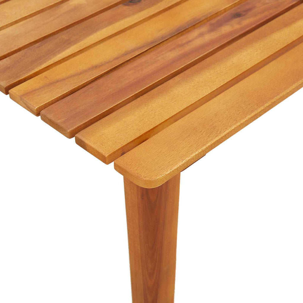 Mesa lateral Marrón Madera de Acacia Sólida