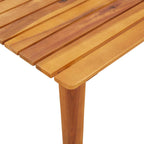 Mesa lateral Marrón Madera de Acacia Sólida