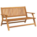 Banco de Relajación Marrón Madera de Acacia Sólida