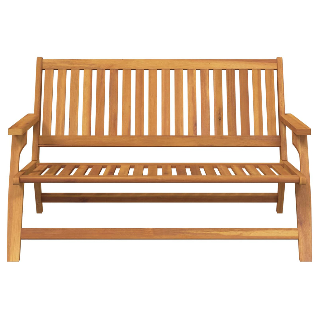 Banco de Relajación Marrón Madera de Acacia Sólida
