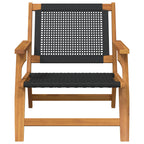 Muebles de jardín 2 pcs Negro 67 x 78 x 73 cm