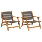 Muebles de jardín 2 pcs Beige 67 x 76 x 73 cm