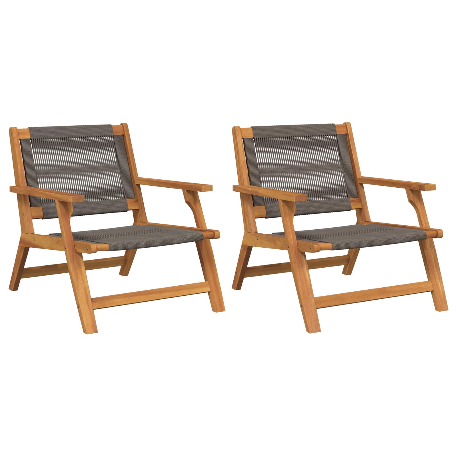 Muebles de jardín 2 pcs Beige 67 x 76 x 73 cm