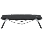 Cama para perros plegable tela oxford y acero gris antracita