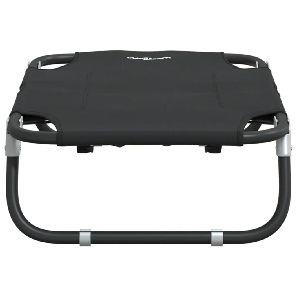 Cama para perros plegable tela oxford y acero gris antracita
