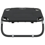 Cama para perros plegable tela oxford y acero gris antracita