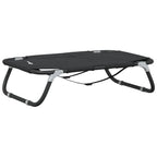 Cama para perros plegable tela oxford y acero gris antracita