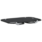 Cama para perros plegable tela oxford y acero gris antracita