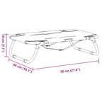 Cama para perros plegable tela oxford y acero gris antracita