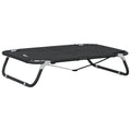 Cama para perros plegable tela oxford y acero gris antracita