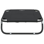Cama para perros plegable tela oxford y acero gris antracita