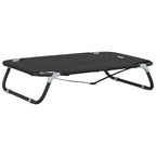 Cama para perros plegable tela oxford y acero gris antracita