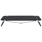 Cama para perros plegable tela oxford y acero gris antracita