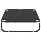 Cama para perros plegable tela oxford y acero gris antracita