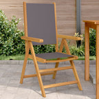 Sillas de jardín 2 uds madera maciza acacia polipropileno beige