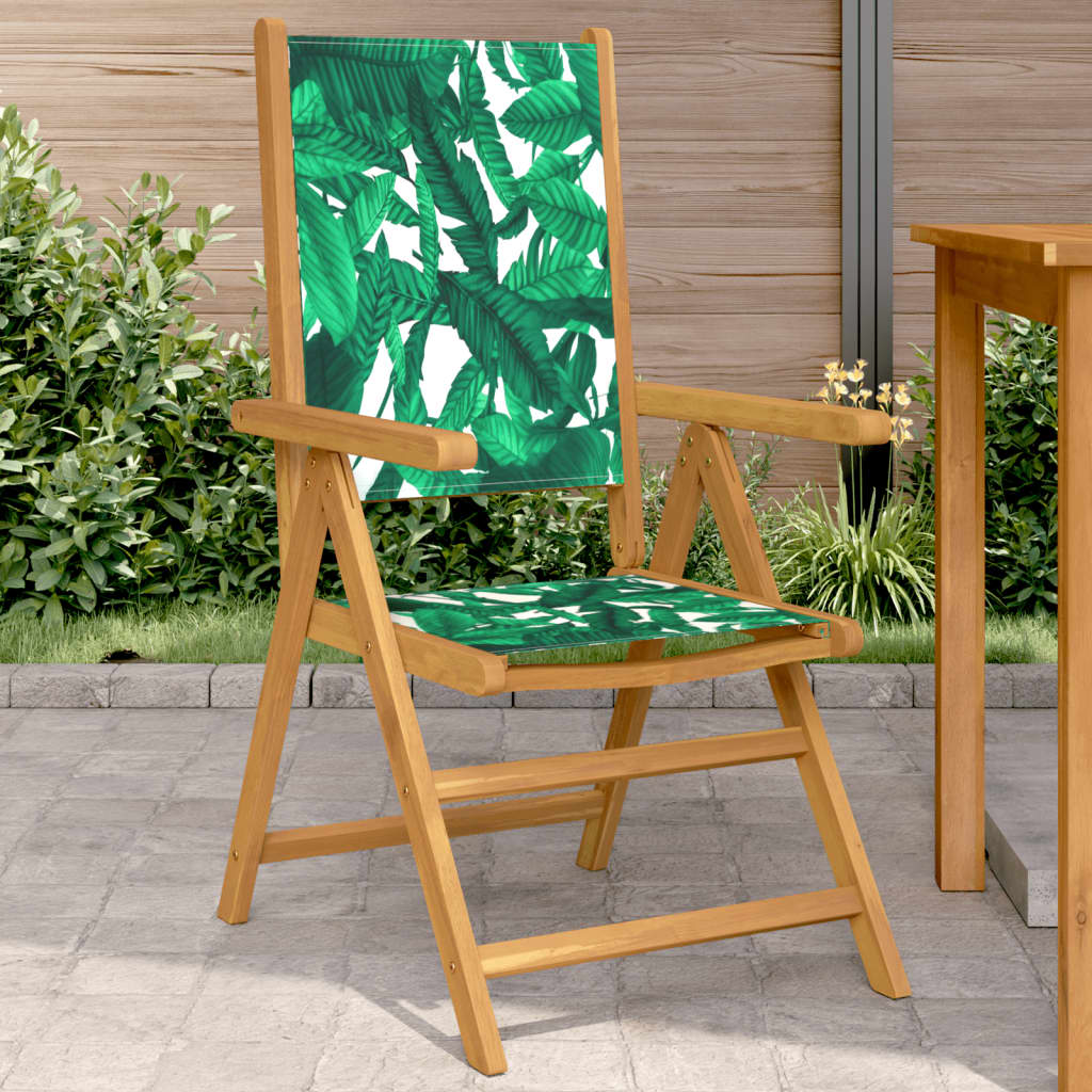 Silla mecedora de jardín con cojines ratán sintético beige