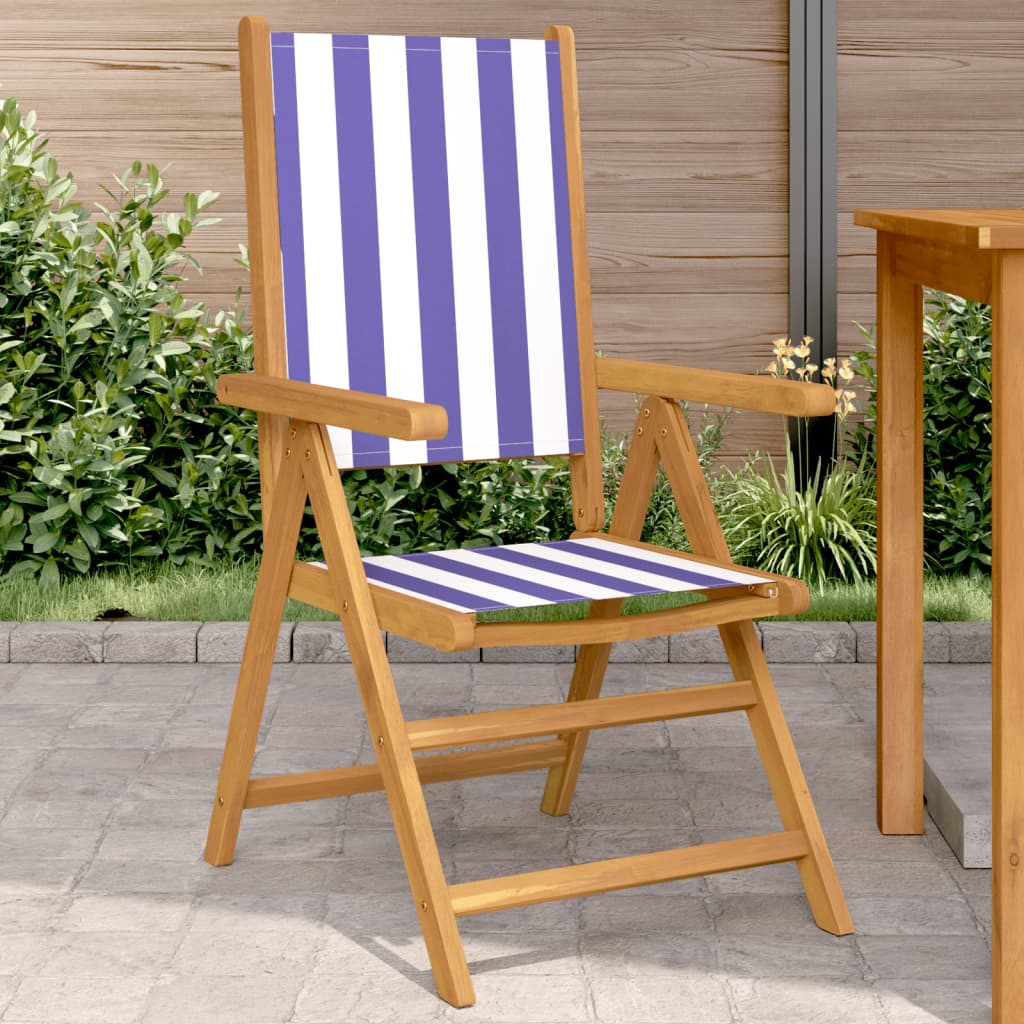 Sillas de jardín 2 uds madera maciza acacia polipropileno beige