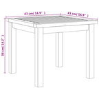 Juego de bistro de 5 piezas ratán PE beige y madera de acacia