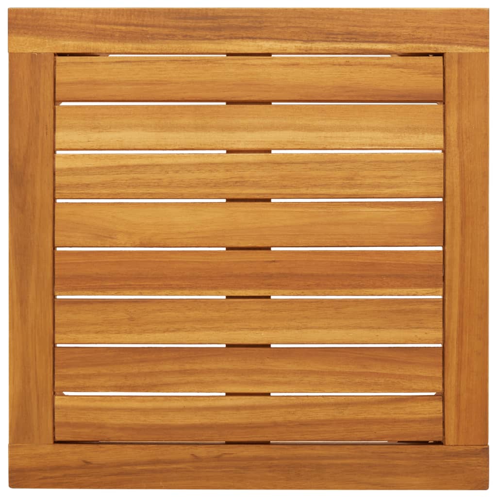 Juego de bistro de 5 piezas ratán PE beige y madera de acacia