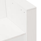 Juego de muebles de jardín 2 piezas madera maciza pino blanco