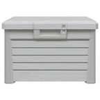 Baúl para cojines polipropileno gris 73x50,5x46,5 cm