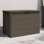 Baúl para cojines polipropileno gris 73x50,5x46,5 cm