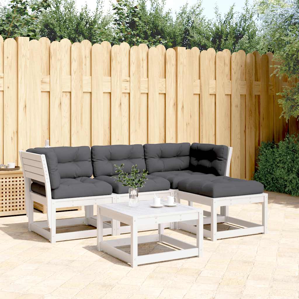 Set de comedor de jardín 9 piezas madera maciza de acacia
