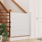 Puerta retráctil para mascotas blanca 102,5x125 cm