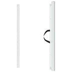 Puerta retráctil para mascotas blanca 102,5x125 cm