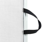 Puerta retráctil para mascotas blanca 102,5x125 cm