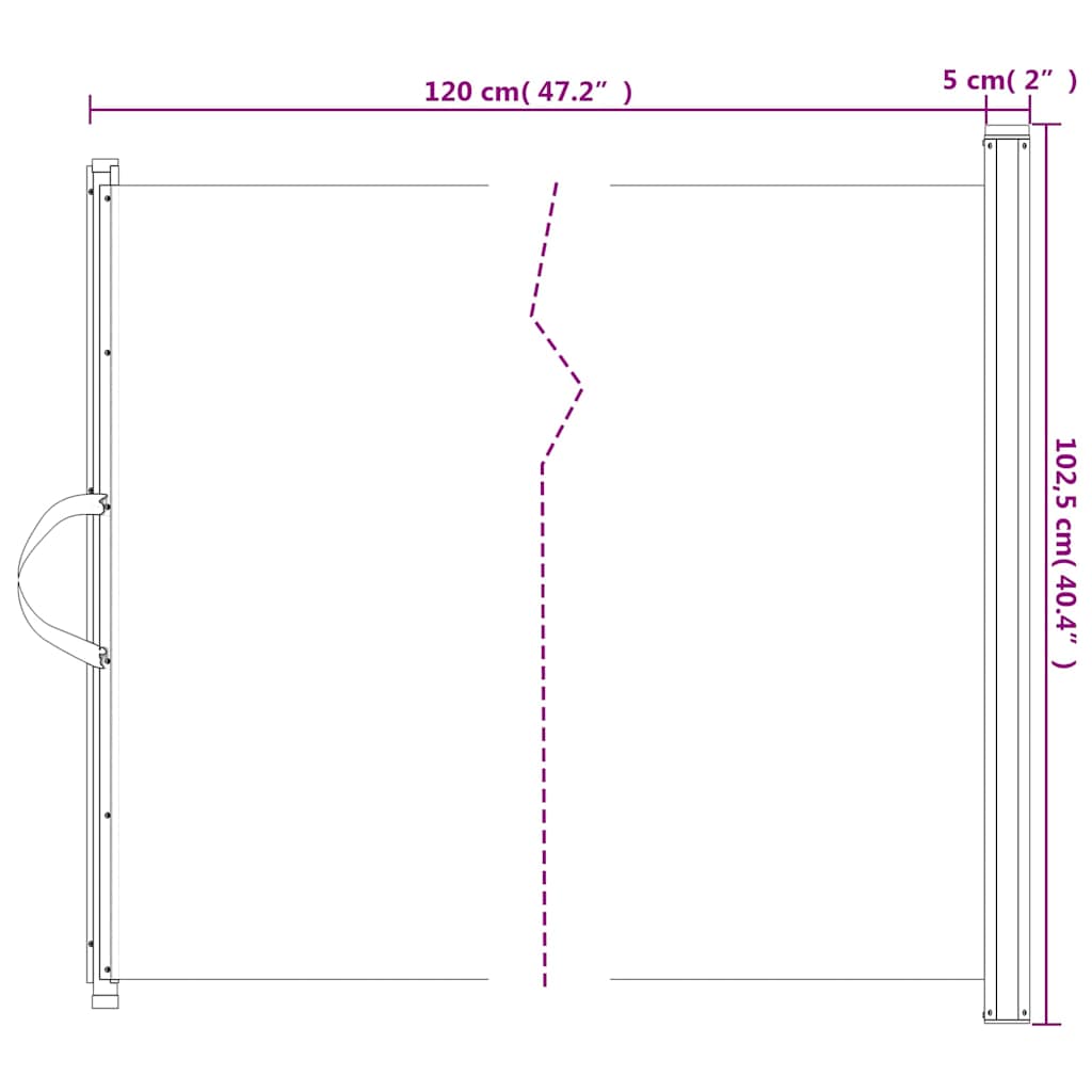 Puerta retráctil para mascotas blanca 102,5x125 cm