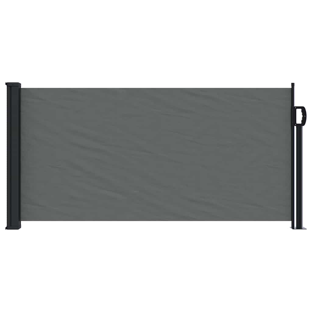 Toldo lateral retráctil antracita 100x300 cm