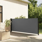 Toldo lateral retrátil antracite 100x300 cm