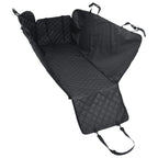 Funda para asiento de coche para perros negro 137x46x50 cm